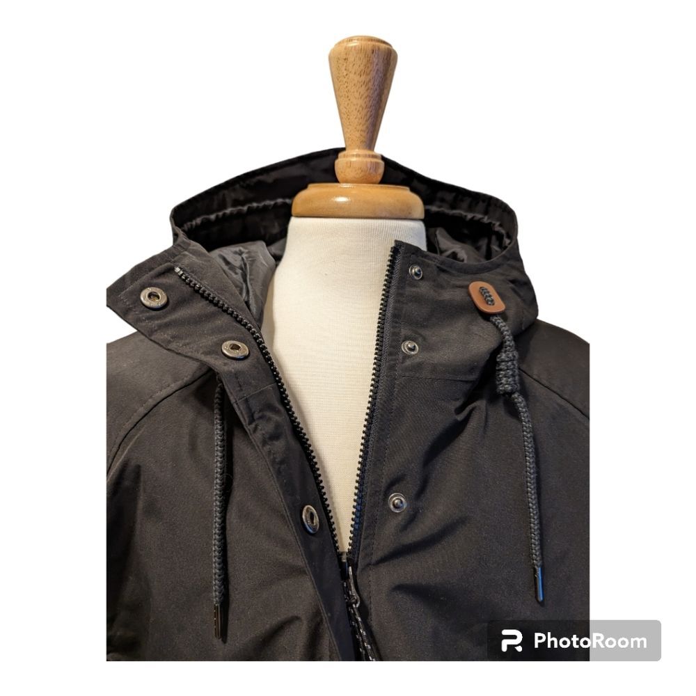 Pulse Soft Shell Jacket with Hood In Black Plus Size 2X - Picture 3 of 9
